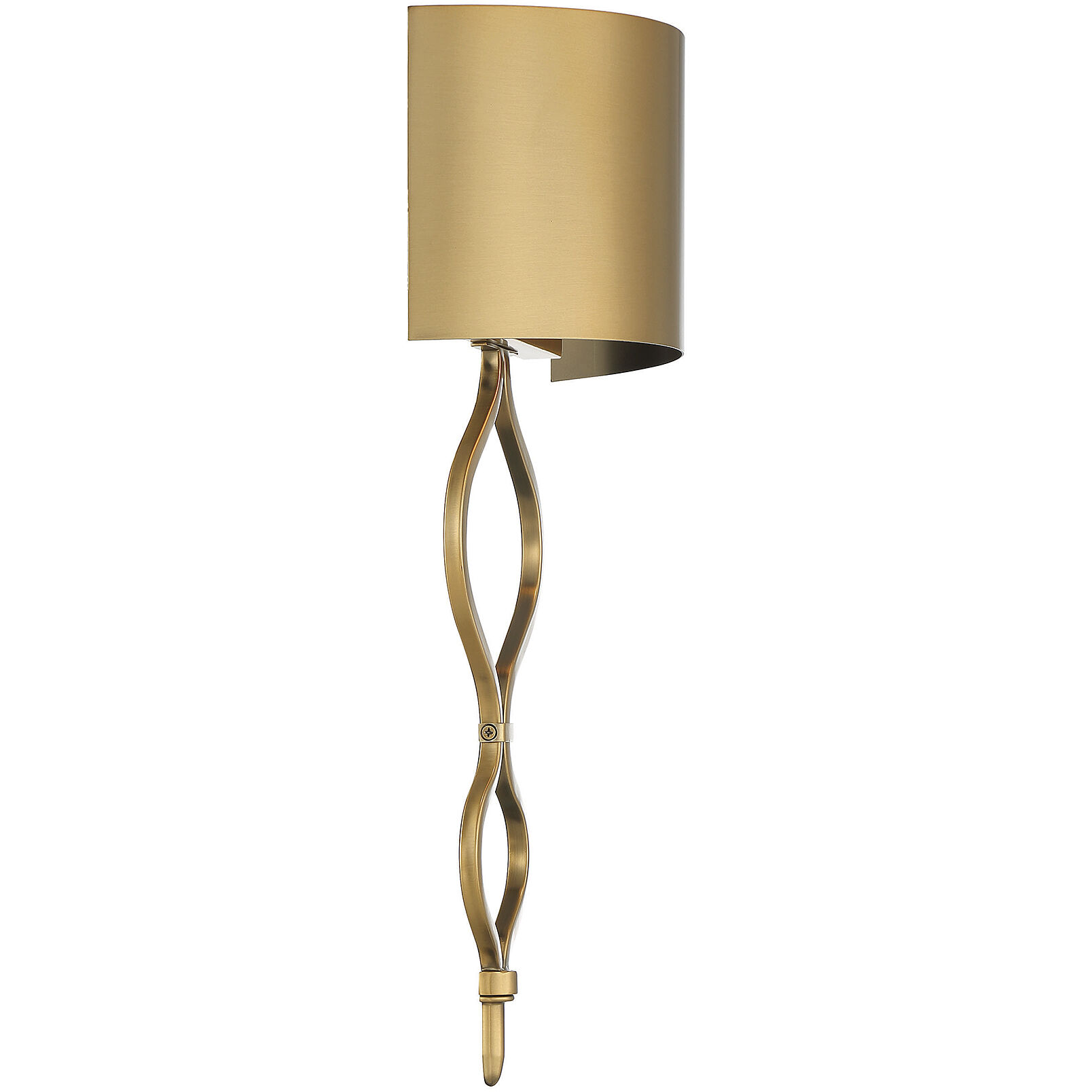 Como LED 11 inch Warm Brass ADA Wall Sconce Wall Light, Essentials