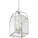 Garrett 4 Light 12 inch Polished Nickel Pendant Ceiling Light, Essentials