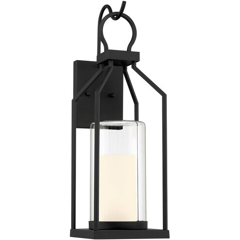 Hamilton 1 Light 23.5 inch Matte Black Outdoor Wall Lantern