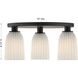 Baldwin 3 Light 18 inch Matte Black Flush Mount Ceiling Light, Essentials
