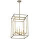 Berlin 5 Light 16.5 inch Argentum and Gold Pendant Ceiling Light