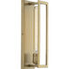 Clifton 1 Light 4.5 inch Warm Brass Wall Sconce Wall Light, Essentials