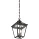 Ellijay 3 Light 9 inch English Bronze Outdoor Hanging Lantern