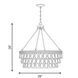 Windham 6 Light 28 inch Warm Brass Pendant Ceiling Light