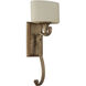 Varna 1 Light 8 inch Gold Dust Sconce Wall Light