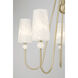 Sheldon 5 Light 32 inch Noble Brass Chandelier Ceiling Light
