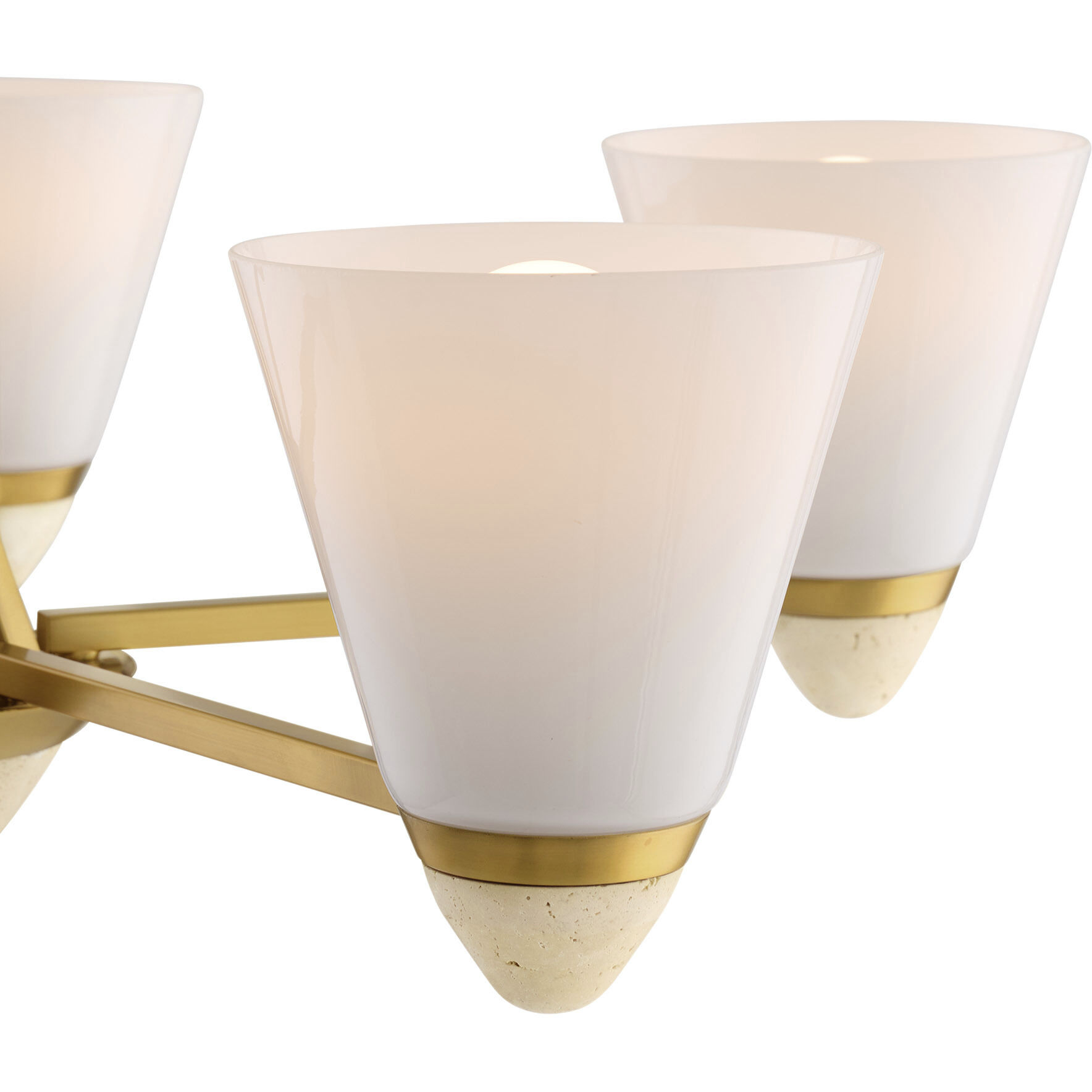 Kohlman 5 Light 30 inch Warm Brass Chandelier Ceiling Light