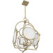 Damen 4 Light 17 inch Noble Brass Pendant Ceiling Light