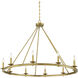 Middleton 10 Light 45 inch Warm Brass Chandelier Ceiling Light, Essentials
