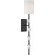 Sebring 1 Light 6 inch Matte Black Wall Sconce Wall Light