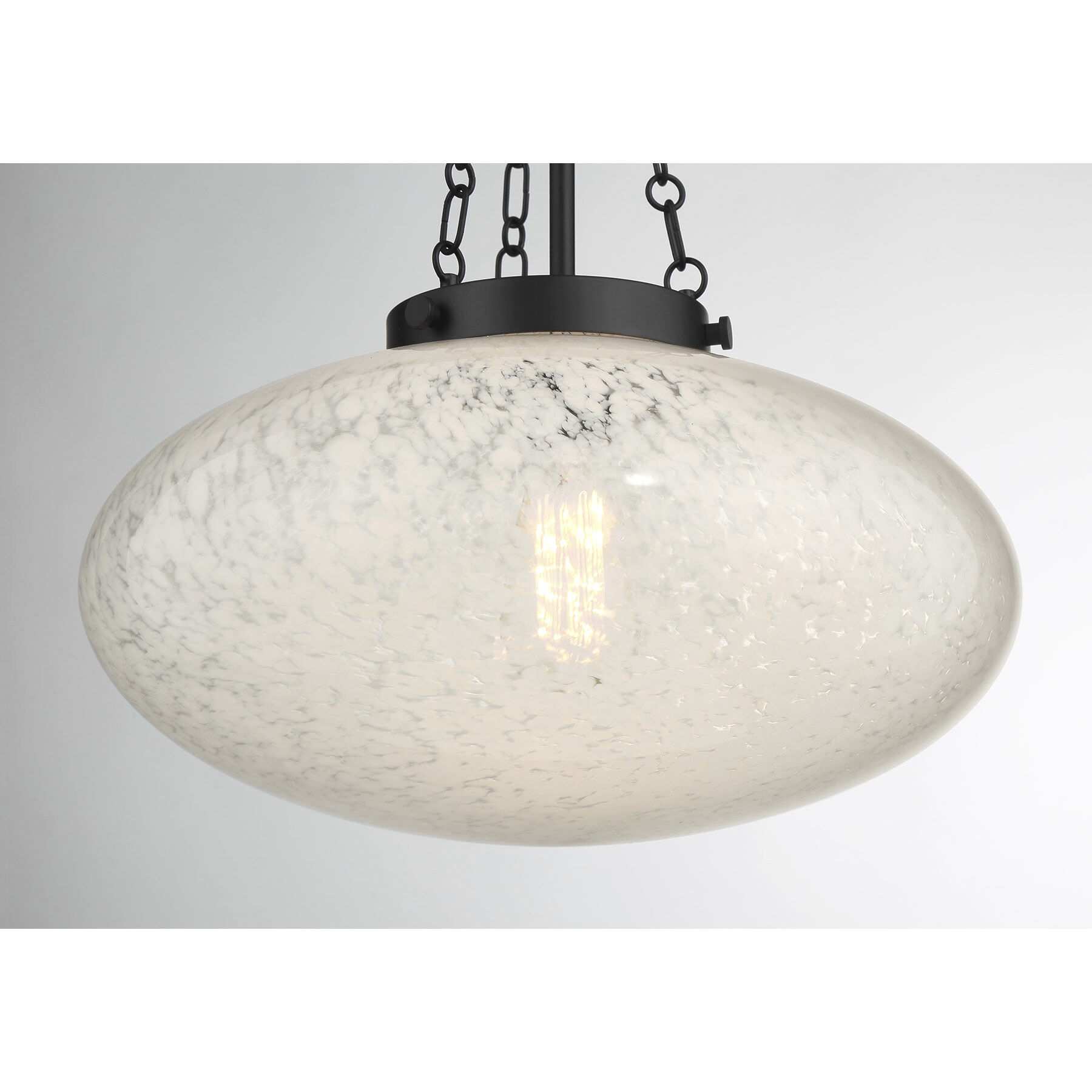Willow 1 Light 16.5 inch Matte Black Pendant Ceiling Light