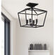 Townsend 4 Light 13 inch Classic Bronze Semi-Flush Ceiling Light, Essentials