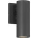 Kelley LED 8 inch Matte Black Outdoor Wall Lantern