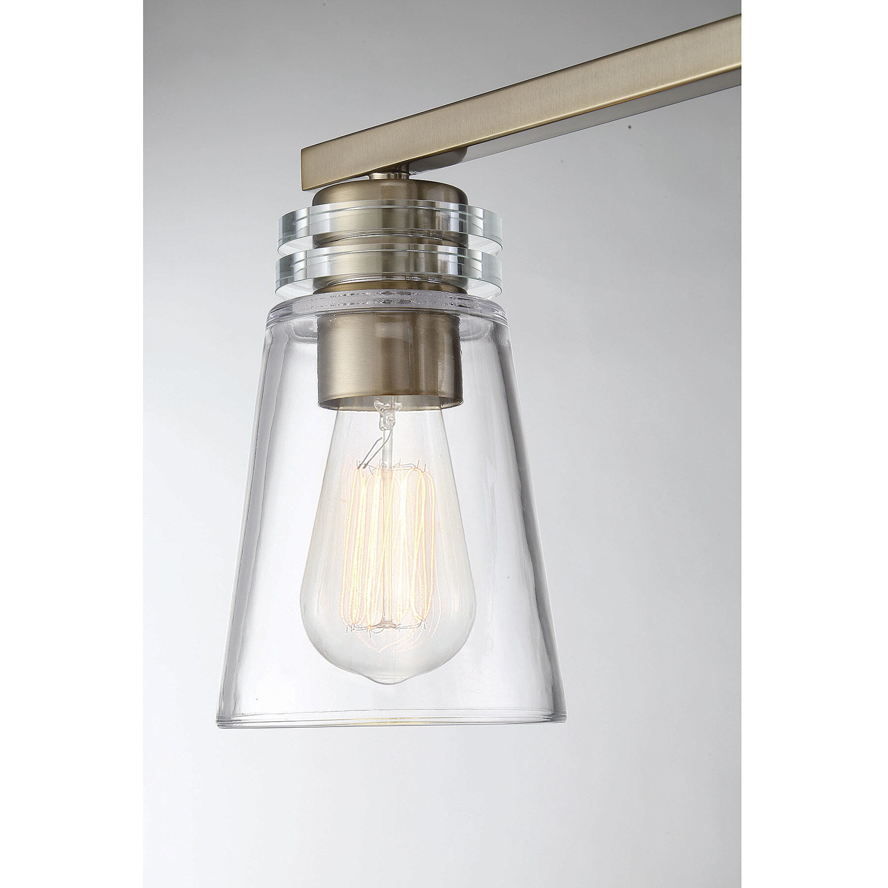 Brannon 3 Light 24 inch Noble Brass Bathroom Vanity Light Wall Light