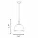 Berg 1 Light 12 inch Warm Brass Pendant Ceiling Light, Essentials