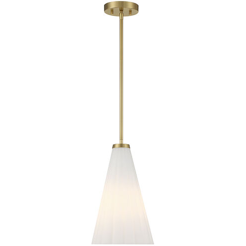 Bristol 1 Light 9 inch Warm Brass Pendant Ceiling Light