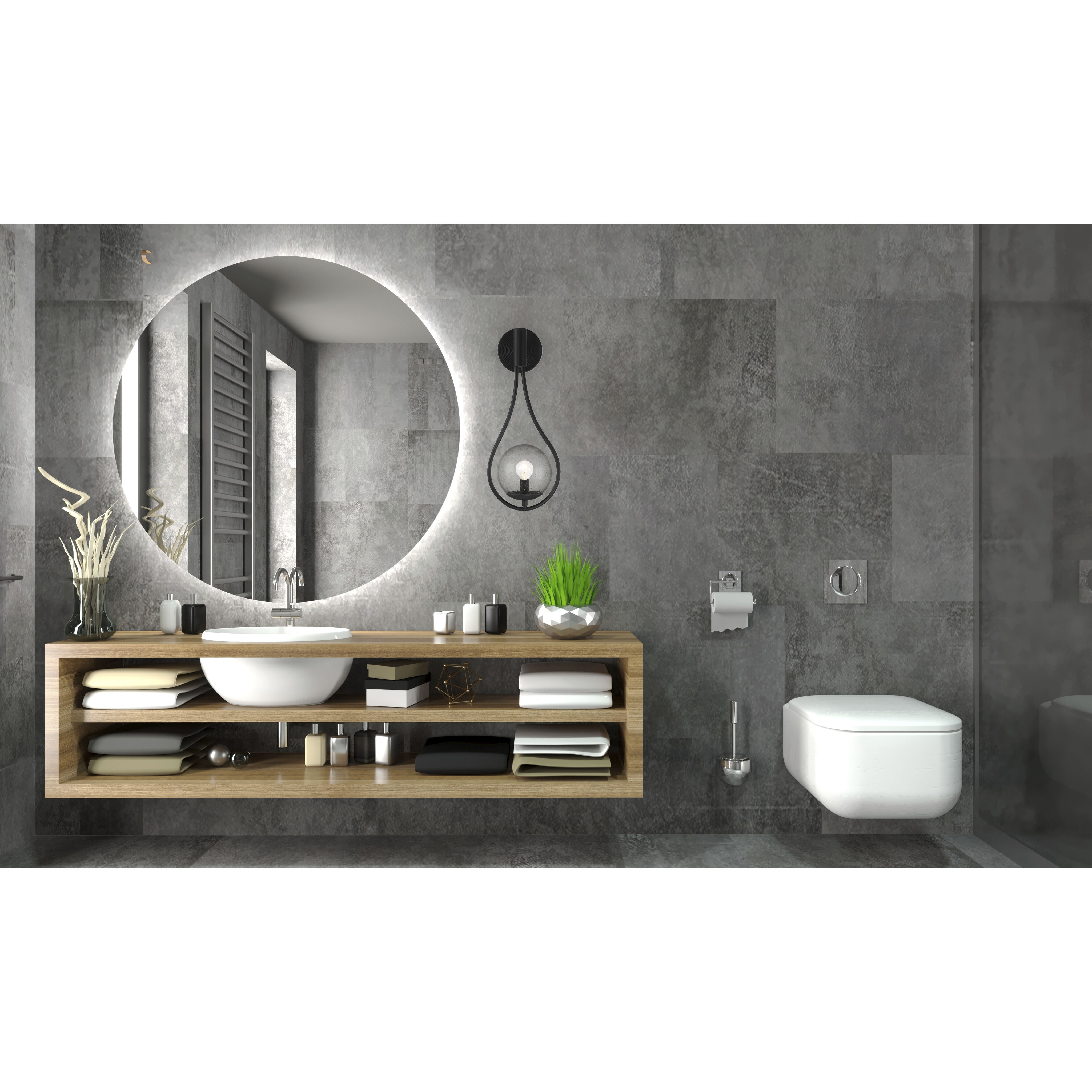 Encino 1 Light 8 inch Matte Black Wall Sconce Wall Light