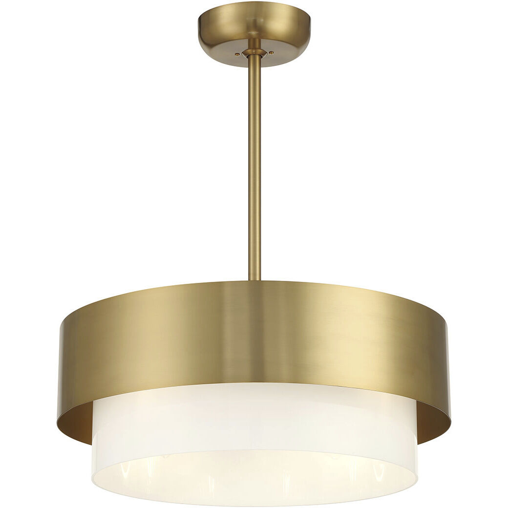 Savoy House 22-FD-445-322 Diana 12 inch Warm Brass with Gold