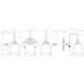 Brunswick 3 Light 24 inch Satin Nickel Bathroom Vanity Light Wall Light, Essentials