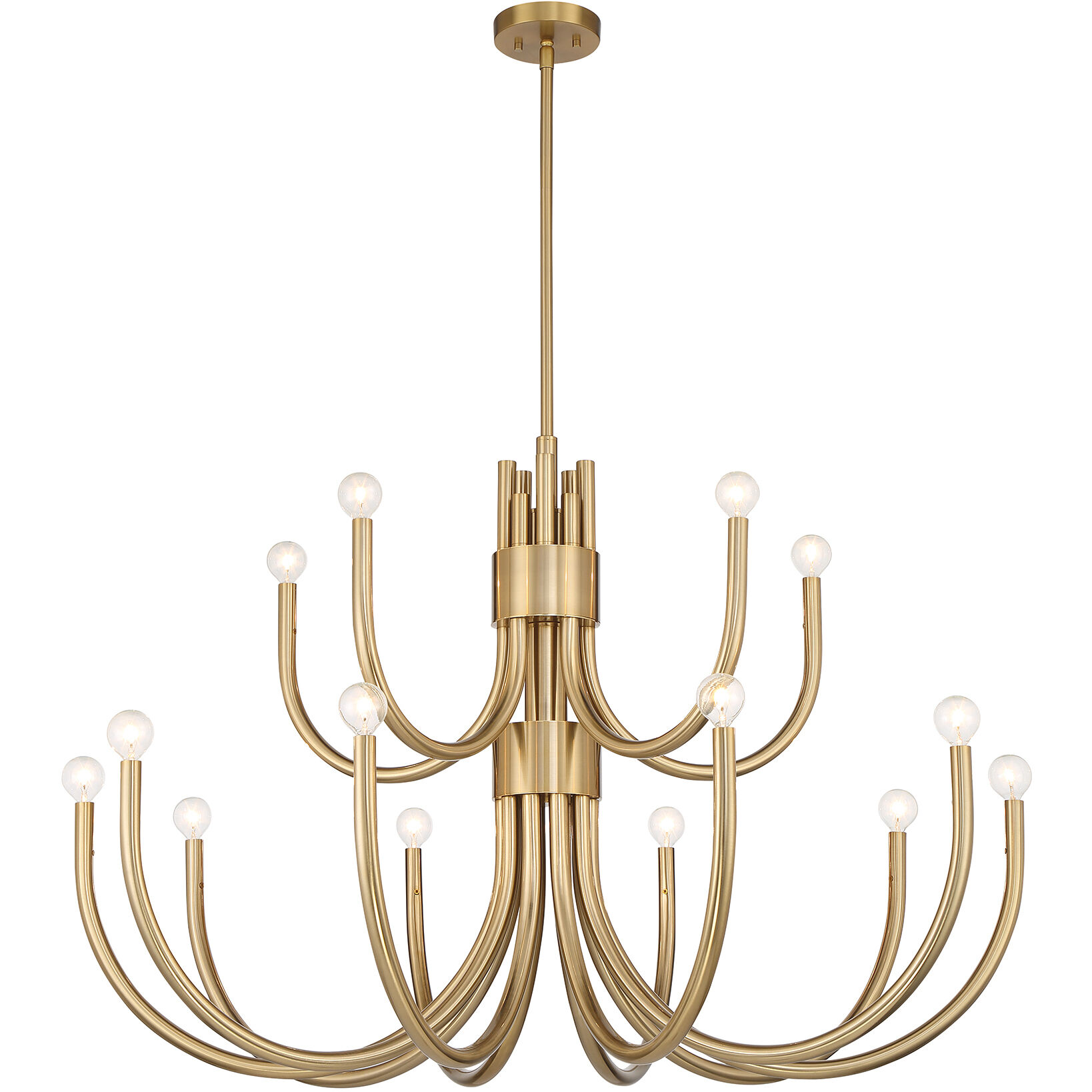 Savoy House 1-6682-15-127 Sorrento 15 Light 42 inch Noble Brass