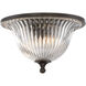 Aberdeen 2 Light 14 inch Classic Bronze Flush Mount Ceiling Light