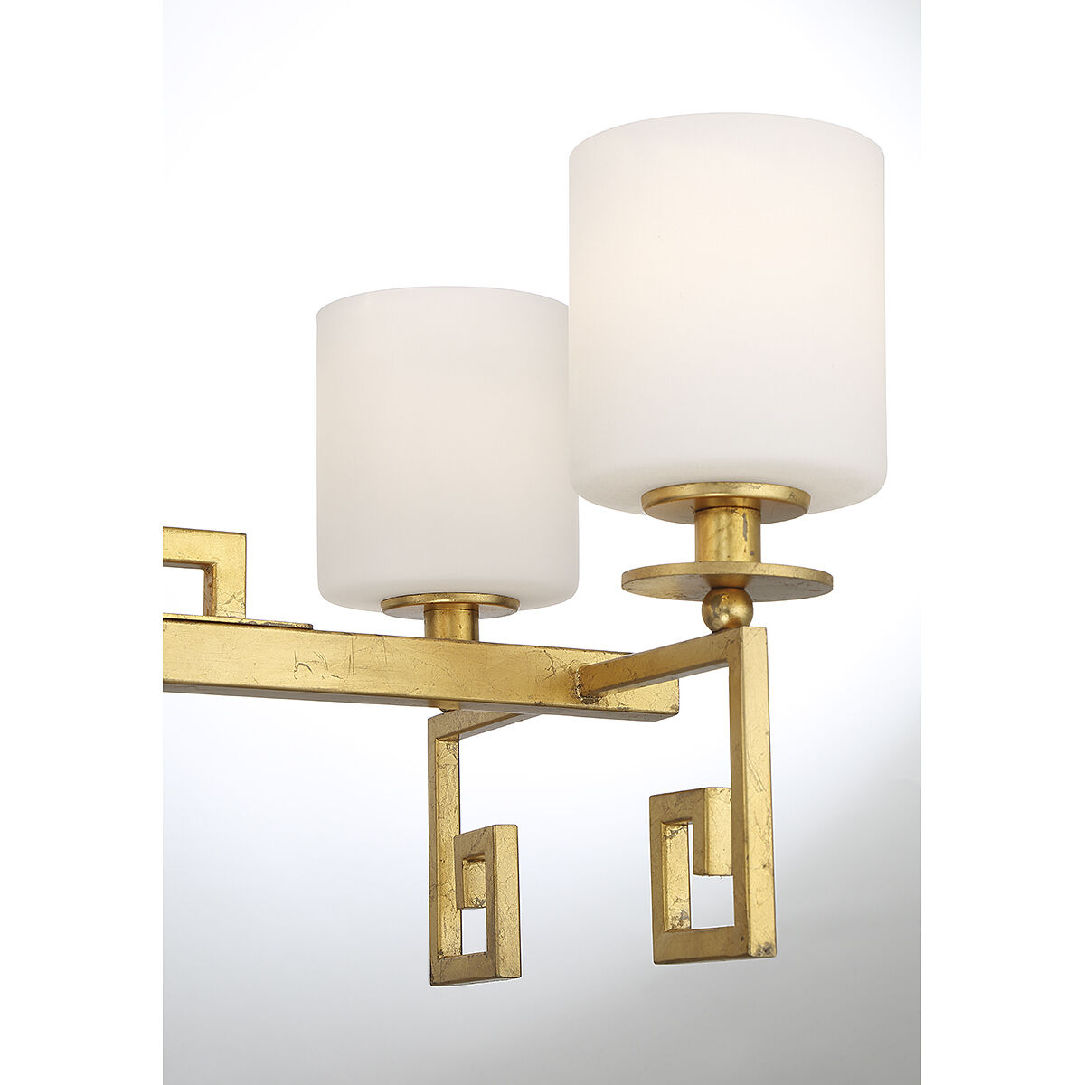 Quatrain 6 Light 30 inch True Gold Chandelier Ceiling Light