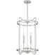 Kent 4 Light 16 inch Satin Nickel Pendant Ceiling Light, Essentials