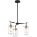 Clayton 3 Light 20 inch English Bronze/Warm Brass Chandelier Ceiling Light