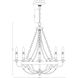 Mallory 8 Light 29 inch Fossil Stone Chandelier Ceiling Light