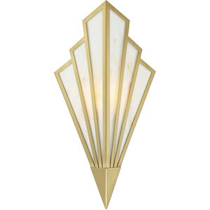 Rivage Wall Sconce Wall Light in Warm Brass