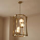 Darien 4 Light 23 inch Warm Brass Pendant Ceiling Light