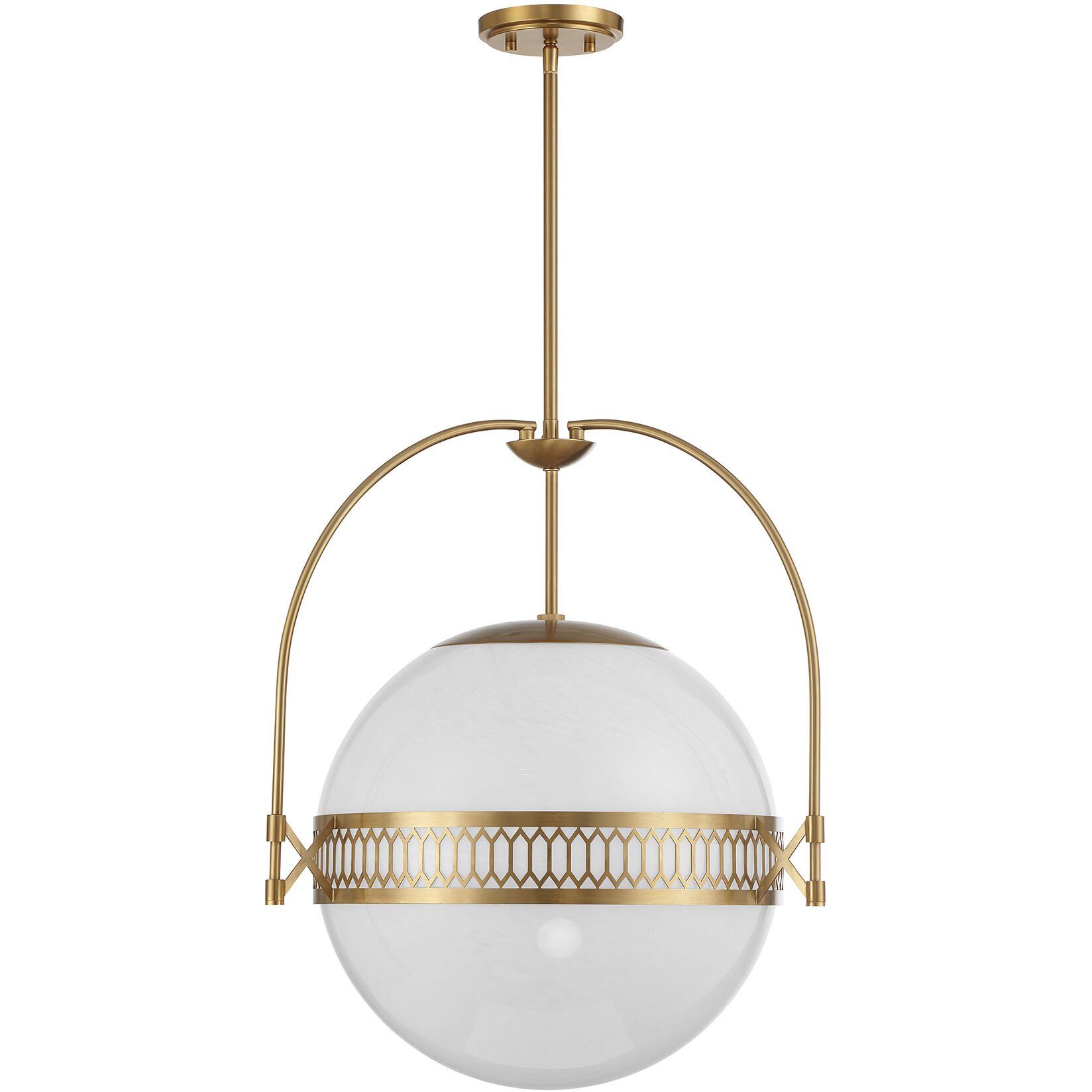 Thornhill 3 Light 20 inch Warm Brass Pendant Ceiling Light