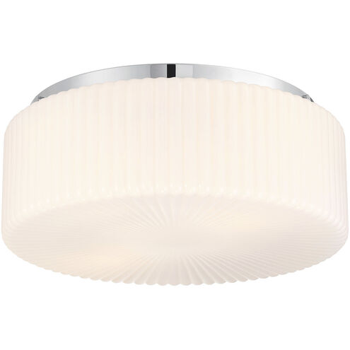 Edgemont 4 Light 20 inch Chrome Flush Mount Ceiling Light