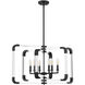 Rotterdam 6 Light 24.75 inch Matte Black Pendant Ceiling Light, Essentials