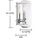 Harrow 1 Light 5 inch Polished Chrome Sconce Wall Light