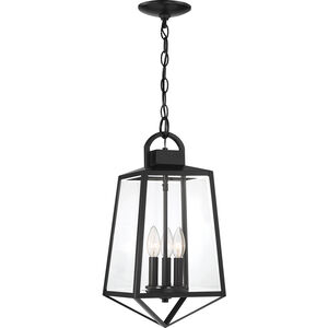 Inglewood 3 Light 9 inch Black Outdoor Hanging Lantern