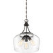 Octave 3 Light 15 inch English Bronze Pendant Ceiling Light, Essentials