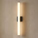 Colt LED 30 inch Matte Black Vanity Light Wall Light