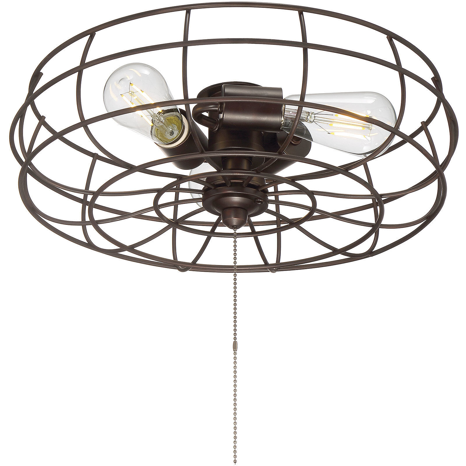 Ratcliffe LED English Bronze Ceiling Fan Light kit