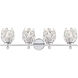 Moreno 4 Light 31 inch Polished Chrome Bathroom Vanity Light Wall Light