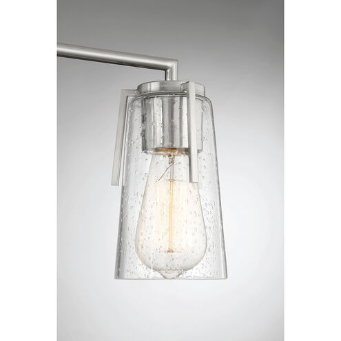 Sacremento 3 Light 24 inch Satin Nickel Bathroom Vanity Light Wall Light, Essentials