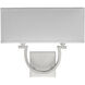 Rhodes 2 Light 14 inch Satin Nickel ADA Wall Sconce Wall Light, Essentials