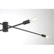 Lyrique 12 Light 54.25 inch Matte Black Chandelier Ceiling Light