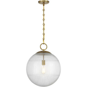 Cabot 1 Light 16 inch Warm Brass Pendant Ceiling Light