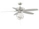 North LED Satin Nickel Fan Light Kit