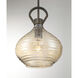 Sheriden 1 Light 12 inch Mediterranean Bronze Pendant Ceiling Light