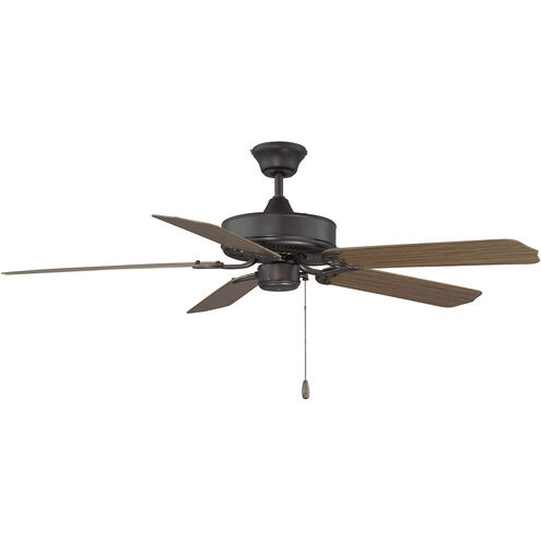 Nomad 52 inch English Bronze with Walnut Blades Ceiling Fan