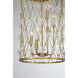 Bailey 6 Light 18 inch Warm Brass Pendant Ceiling Light