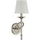 Foxcroft 1 Light 6 inch Brushed Pewter Wall Sconce Wall Light