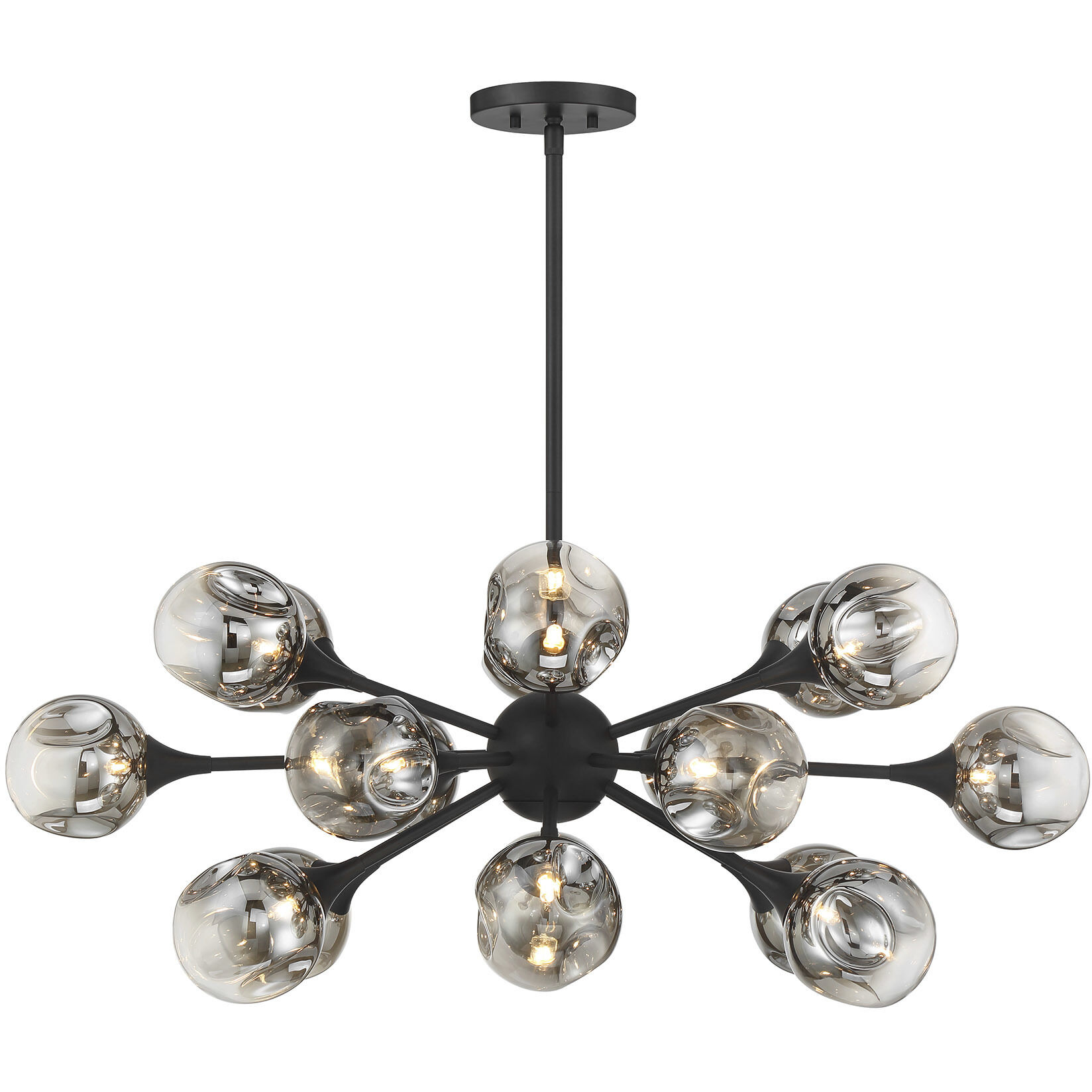 Matisse 18 Light 20.5 inch Matte Black Chandelier Ceiling Light